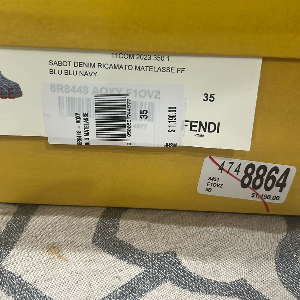 Fendi Denim Mules - Picture 13 of 13